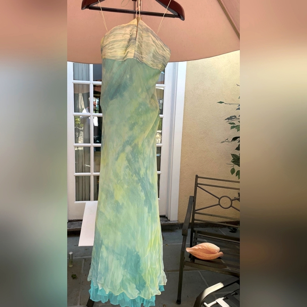 Tom and Linda Platt Strapless Dress